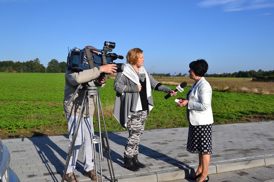 Droga powiatowa już otwarta Droga powiatowa już otwarta
