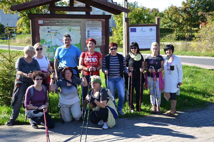 Trasy Nordic Walking w Świeszynie Trasy Nordic Walking w Świeszynie