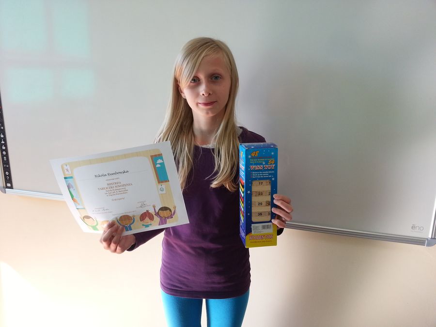 Dzień Tabliczki Mnożenia w Szkole Podstawowej w Zegrzu Pomorskim Dzień Tabliczki Mnożenia w Szkole Podstawowej w Zegrzu Pomorskim