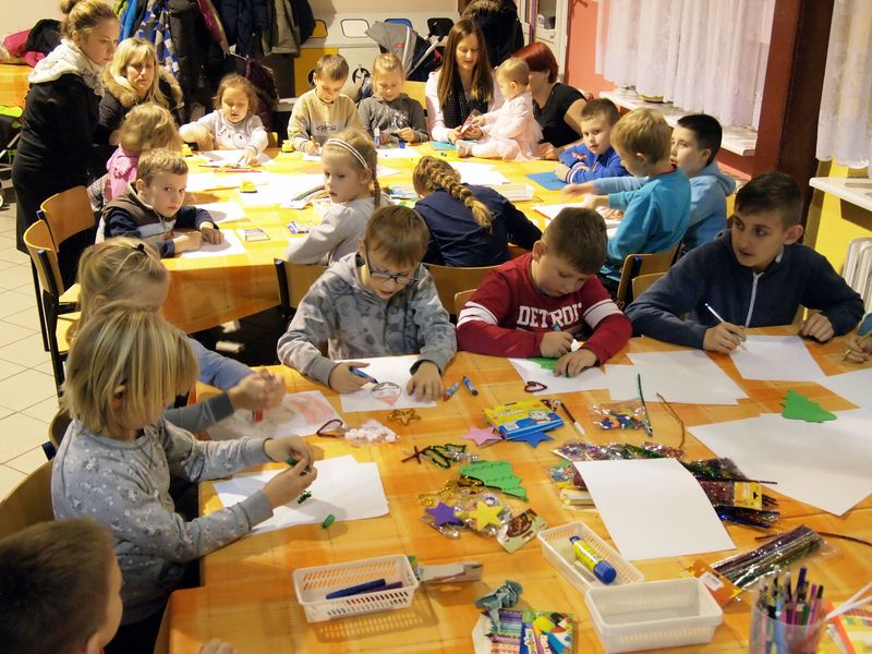 Mikołaj w świetlicy w Dunowie