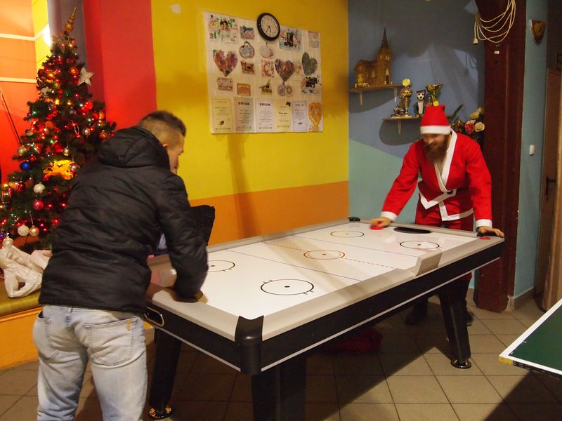 Mikołaj w świetlicy w Dunowie