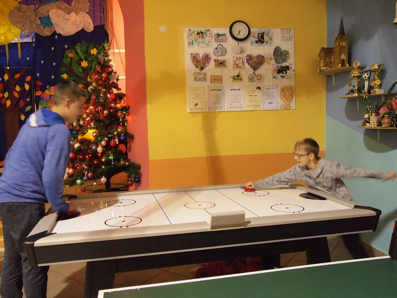 Mikołaj w świetlicy w Dunowie