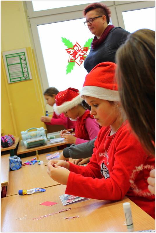 Warsztaty scrapbookingu w kl. 2 i 3 w SP Dunowo