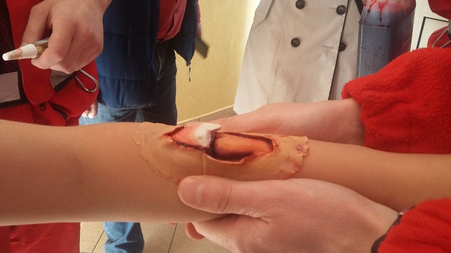 SP w Dunowie - próbny alarm przeciwpożarowy