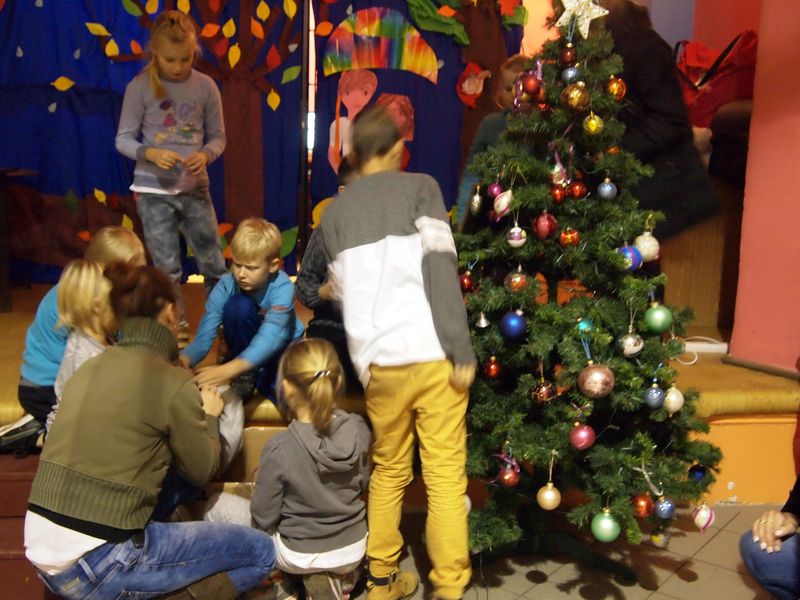 Mikołaj w świetlicy w Dunowie