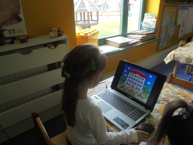 Zajęcia komputerowe przedszkolaków